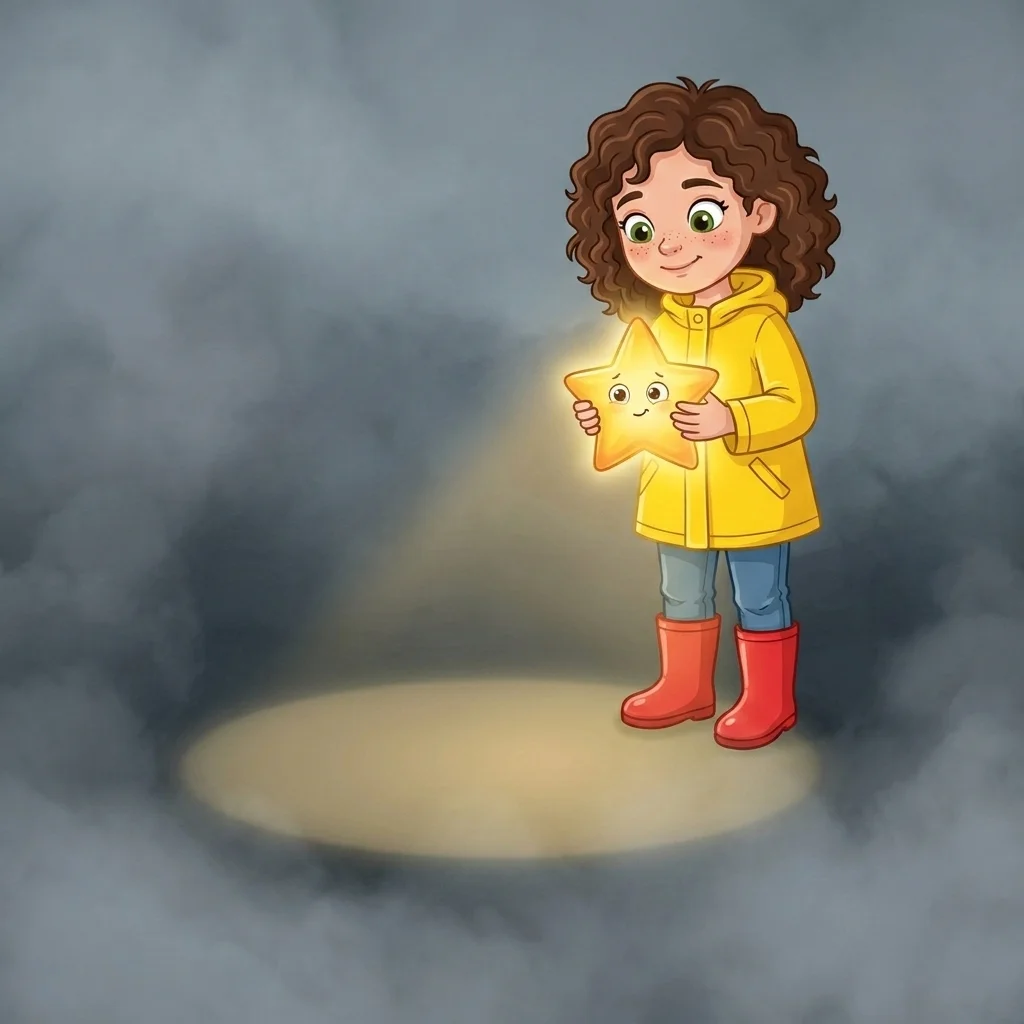 Als sie die Augen wieder öffnete, geschah etwas Magisches. Der kleine Stern leuchtete plötzlich heller als je zuvor! Se…